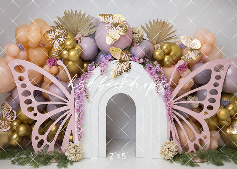 Enchanted butterfly Arch - HSD Photography Backdrops