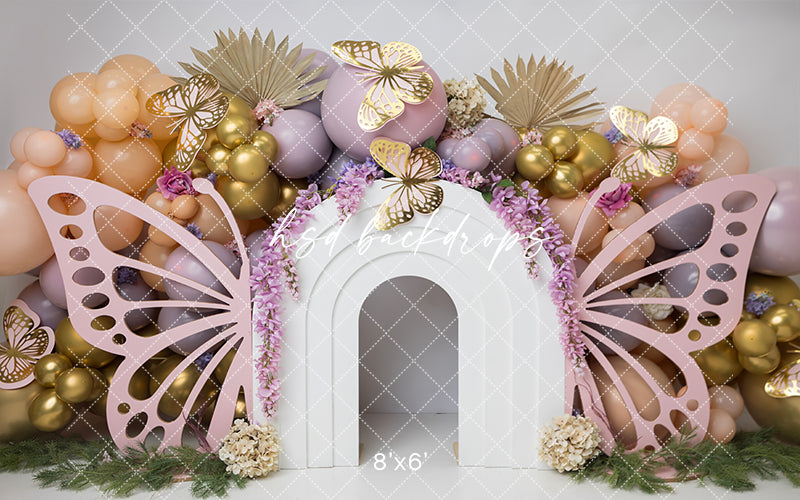 Enchanted butterfly Arch - HSD Photography Backdrops
