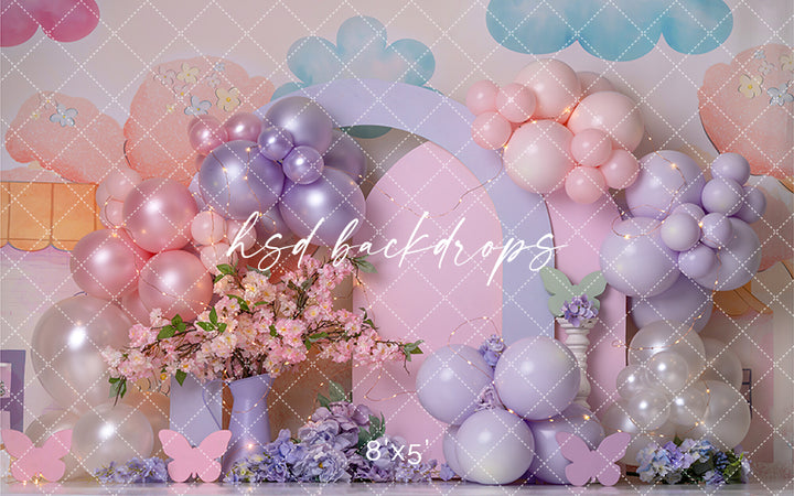Pretty With Purple & Pink - HSD Photography Backdrops