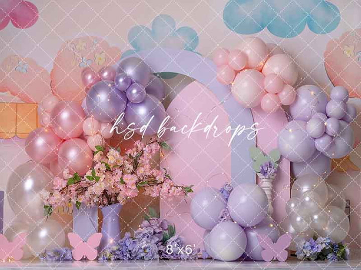 Pretty With Purple & Pink - HSD Photography Backdrops