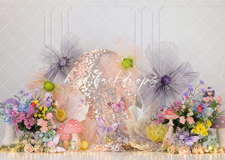 Pixies Cake Smash Backdrop - HSD Photography Backdrops