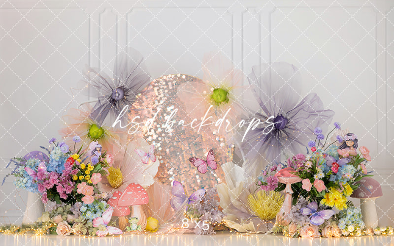 Pixies Cake Smash Backdrop - HSD Photography Backdrops