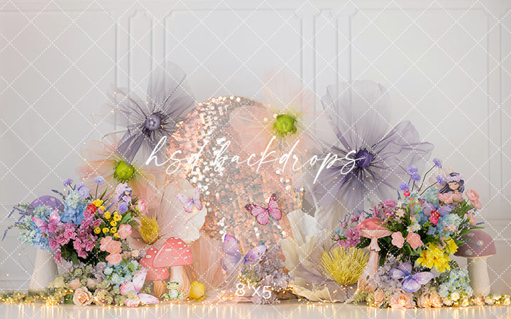 Pixies Cake Smash Backdrop - HSD Photography Backdrops