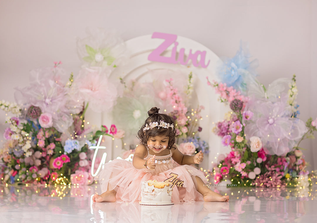 Large Tulle Flowers - HSD Photography Backdrops