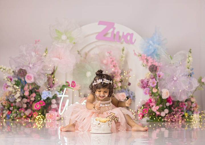 Large Tulle Flowers - HSD Photography Backdrops
