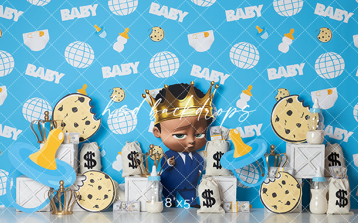 Baby Business Boss - HSD Photography Backdrops