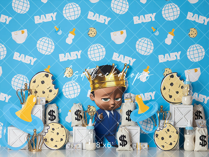 Baby Business Boss - HSD Photography Backdrops
