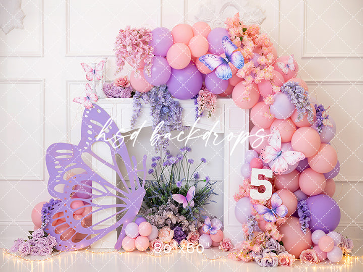 5th Birthday Photoshoot Cake Smash Backdrop