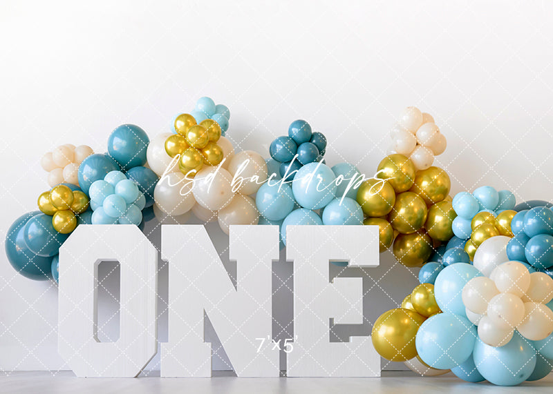 ONE Block Letters - HSD Photography Backdrops