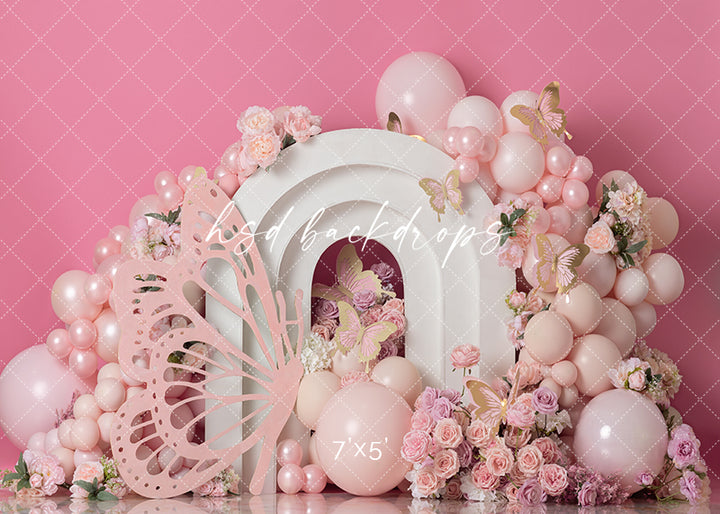 Butterfly Birthday - HSD Photography Backdrops