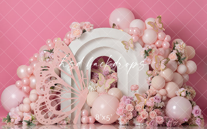 Butterfly Birthday - HSD Photography Backdrops