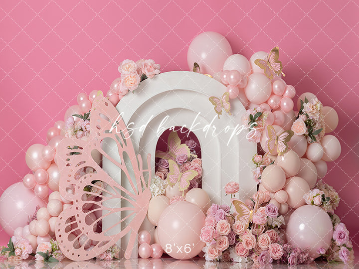 Butterfly Birthday - HSD Photography Backdrops