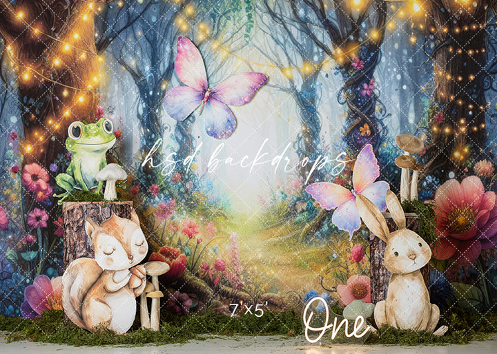 Mystical Butterfly Forest - HSD Photography Backdrops