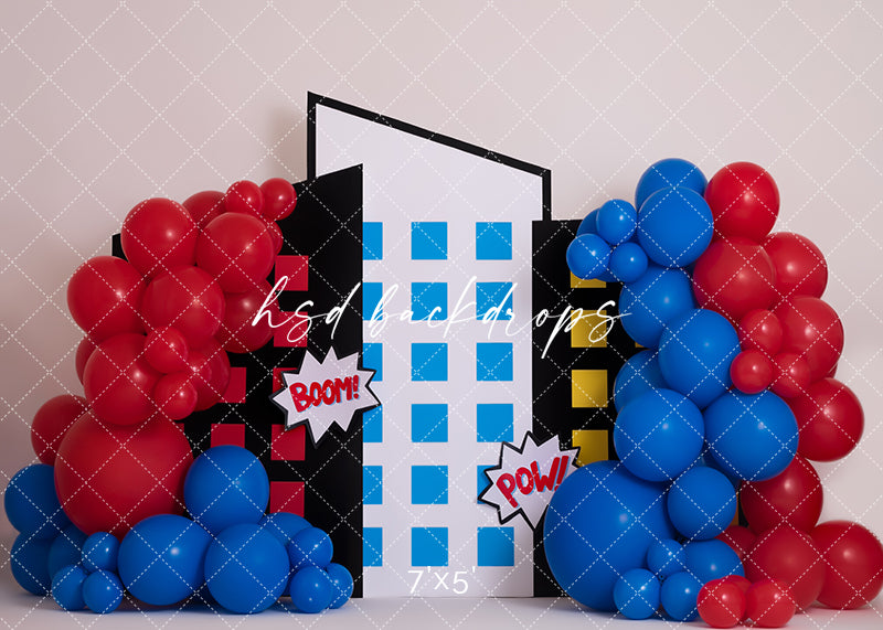 Superhero Birthday - HSD Photography Backdrops