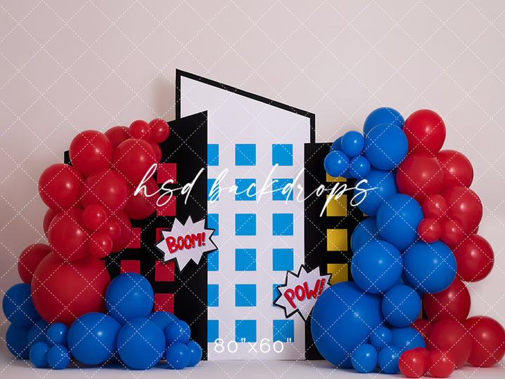 Superhero Birthday - HSD Photography Backdrops