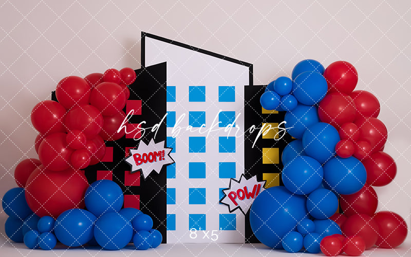 Superhero Birthday - HSD Photography Backdrops