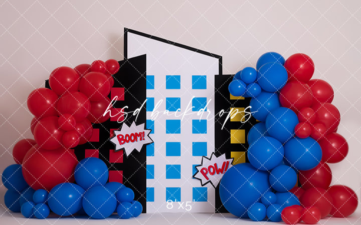 Superhero Birthday - HSD Photography Backdrops
