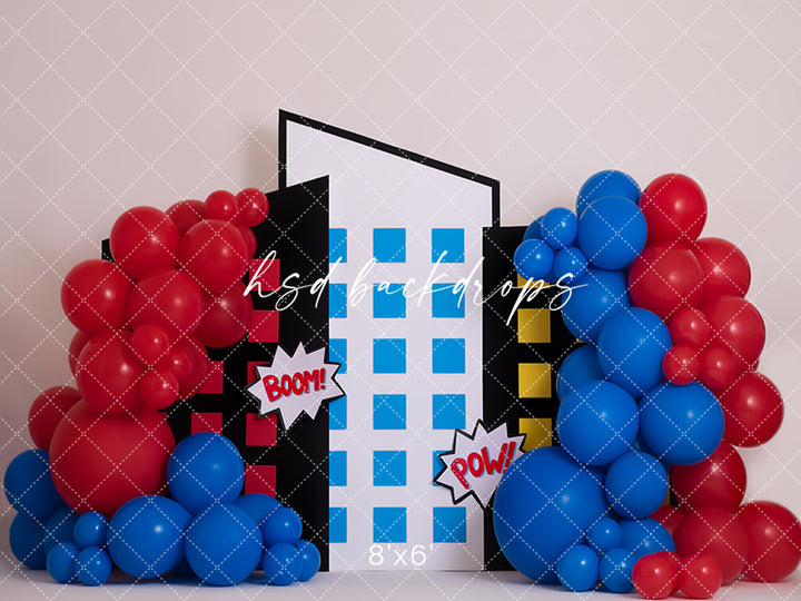 Superhero Birthday - HSD Photography Backdrops