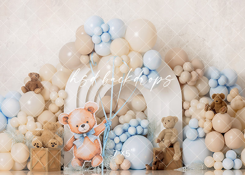Teddy Bear Birthday Bliss - HSD Photography Backdrops