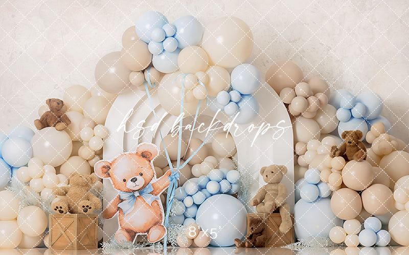 Teddy Bear Birthday Bliss - HSD Photography Backdrops