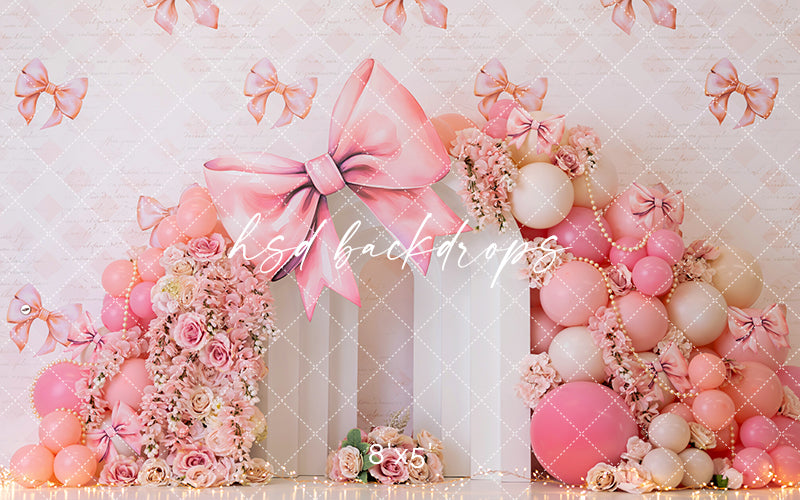 Promenade Bows Cake Smash - HSD Photography Backdrops