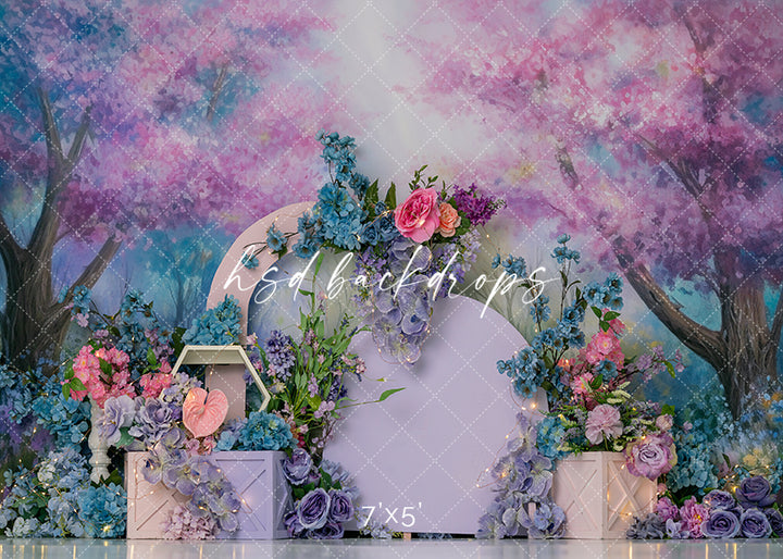 Whimsical Flower Forest - HSD Photography Backdrops