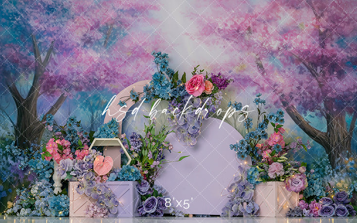 Whimsical Flower Forest - HSD Photography Backdrops