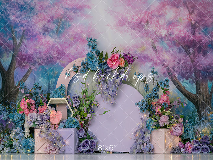 Whimsical Flower Forest - HSD Photography Backdrops