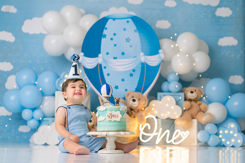 Up and Away Teddy - HSD Photography Backdrops
