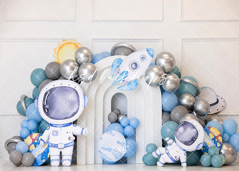 Cosmic Baby Cake Smash - HSD Photography Backdrops