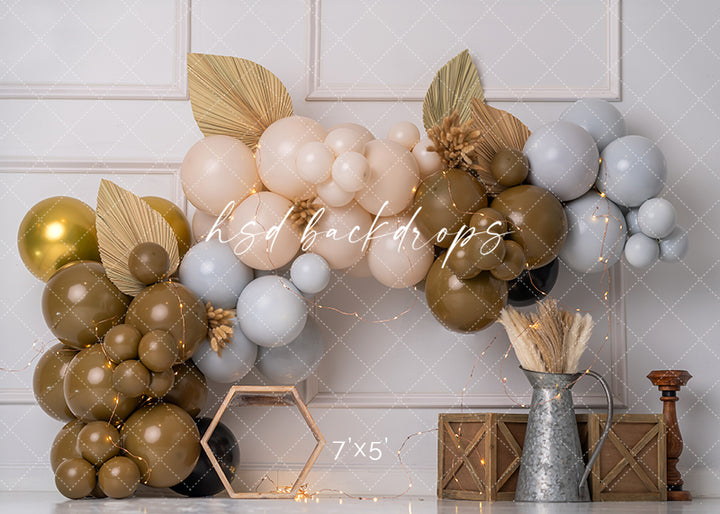 Boho Balloons - HSD Photography Backdrops