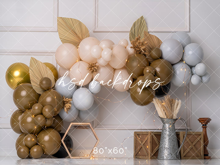 Boho Balloons - HSD Photography Backdrops