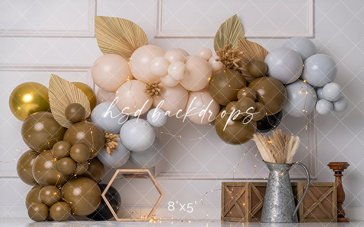 Boho Balloons - HSD Photography Backdrops