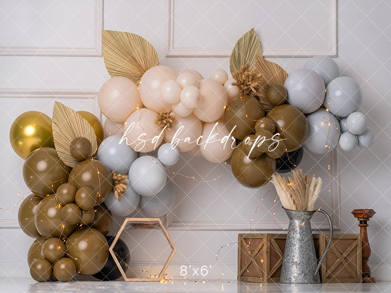 Boho Balloons - HSD Photography Backdrops