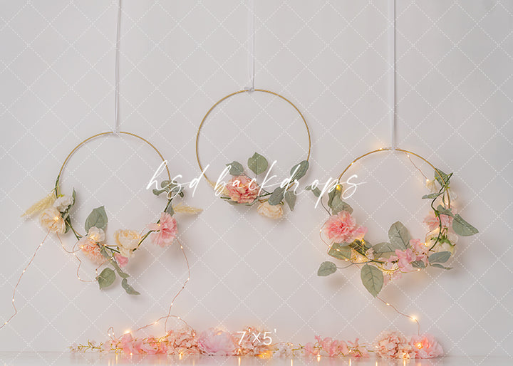 Simply Sweet Floral Hoops - HSD Photography Backdrops