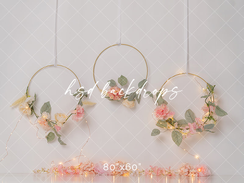 Simply Sweet Floral Hoops - HSD Photography Backdrops