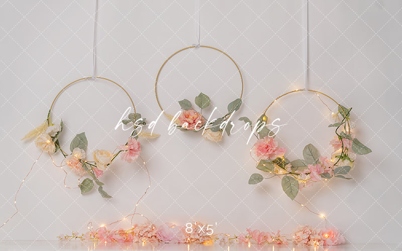 Simply Sweet Floral Hoops - HSD Photography Backdrops