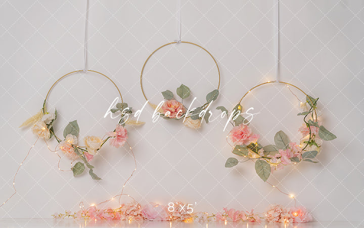 Simply Sweet Floral Hoops - HSD Photography Backdrops