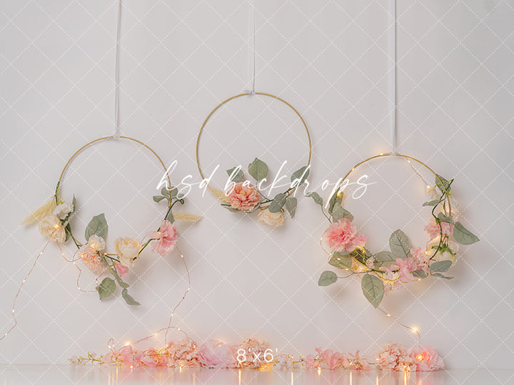 Simply Sweet Floral Hoops - HSD Photography Backdrops