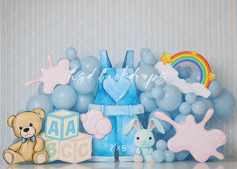 Songs for Kids (Blue) - HSD Photography Backdrops