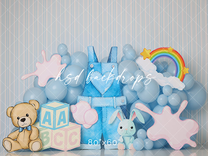 Songs for Kids (Blue) - HSD Photography Backdrops