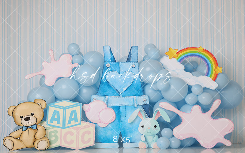 Songs for Kids (Blue) - HSD Photography Backdrops