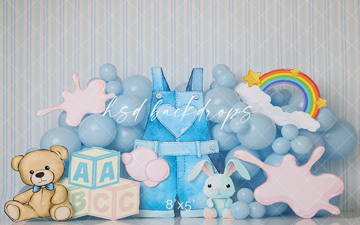 Songs for Kids (Blue) - HSD Photography Backdrops