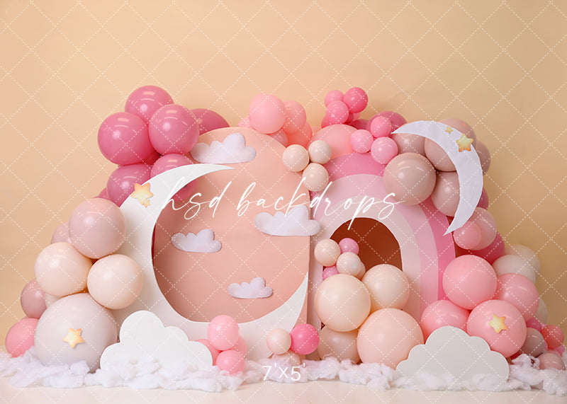 Luna Cake Smash - HSD Photography Backdrops