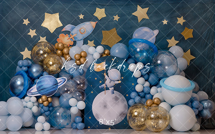 Future Astronaut Cake Smash - HSD Photography Backdrops