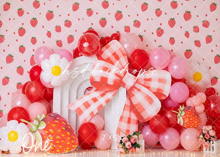 One Sweet Strawberry - HSD Photography Backdrops