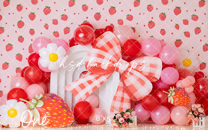 One Sweet Strawberry - HSD Photography Backdrops