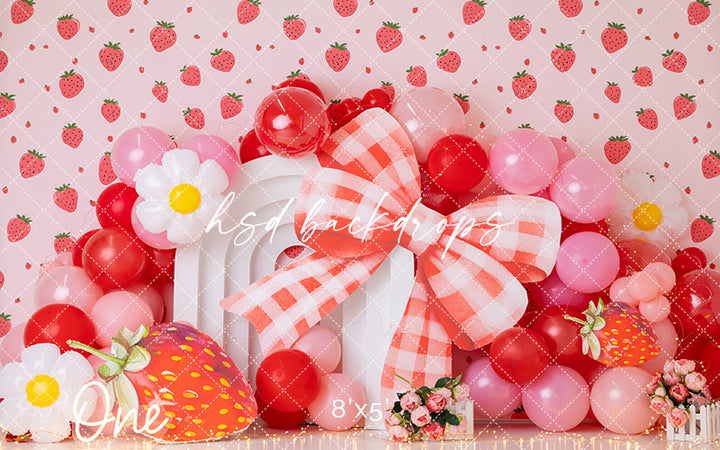 One Sweet Strawberry - HSD Photography Backdrops