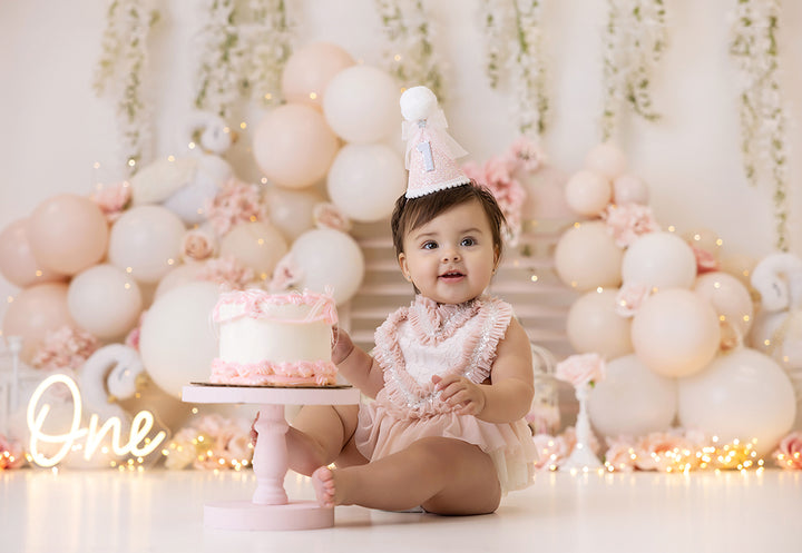 Little Swan Cake Smash - HSD Photography Backdrops