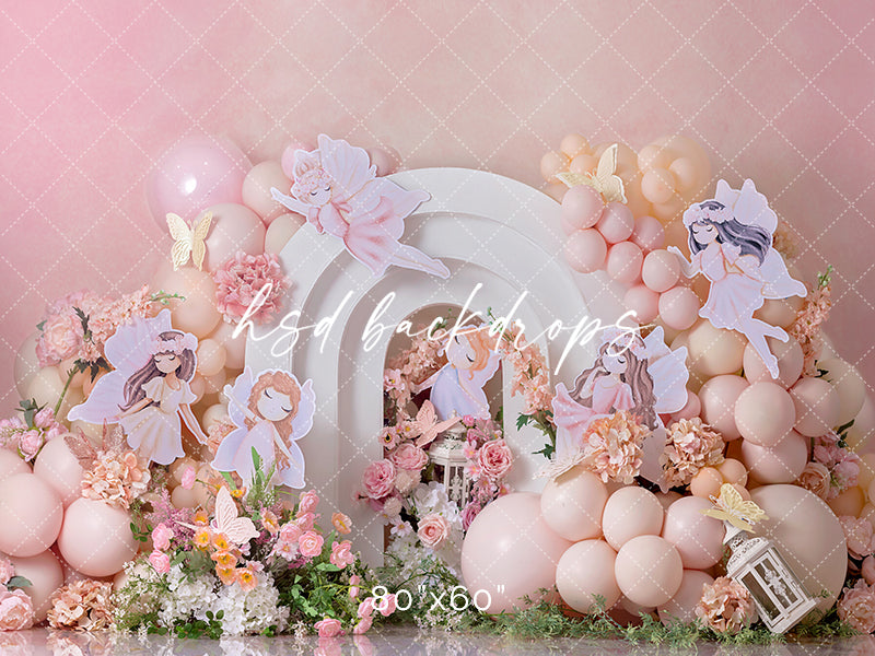 Magical Floral Fairies Cake Smash - HSD Photography Backdrops